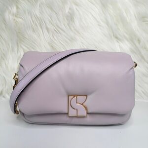 Kate Spade Dakota Puffy Leather Crossbody - Lilac Moonlight